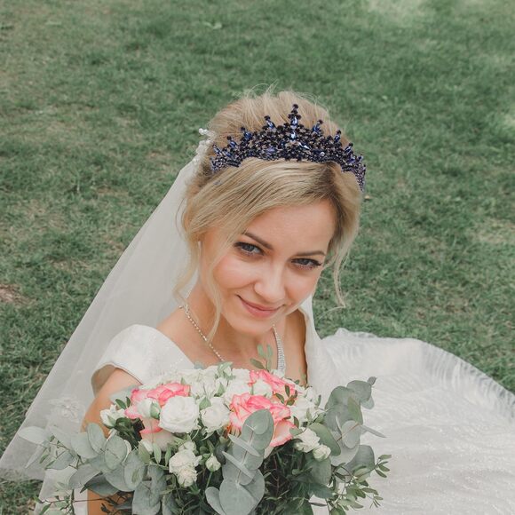 1547 LIMELIA Tiara Henna Wedding Party|Glitter Hair Accessories main image 7
